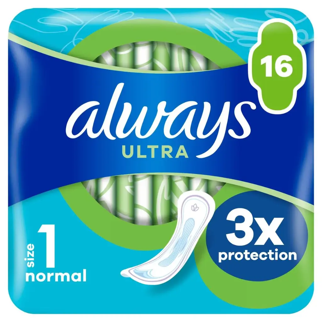 Always Ultra Normal Serviettes 16 Pièces