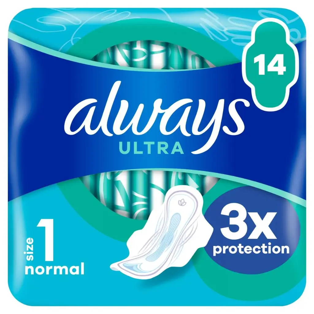 Always Ultra Day Normal Ailettes 14 Pièces