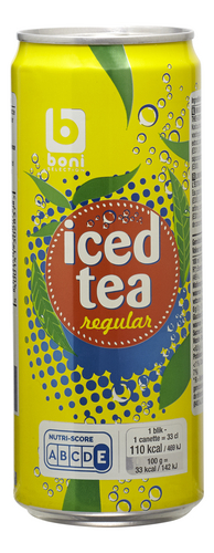 Boni Iced Tea Regular Pétillant 33 Cl