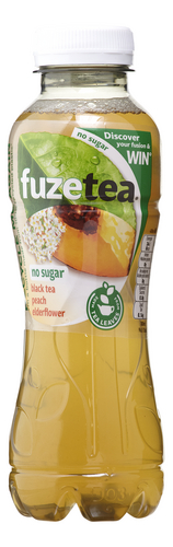 Fuze Tea Black Peach Elederflower No Sugar  40 Cl