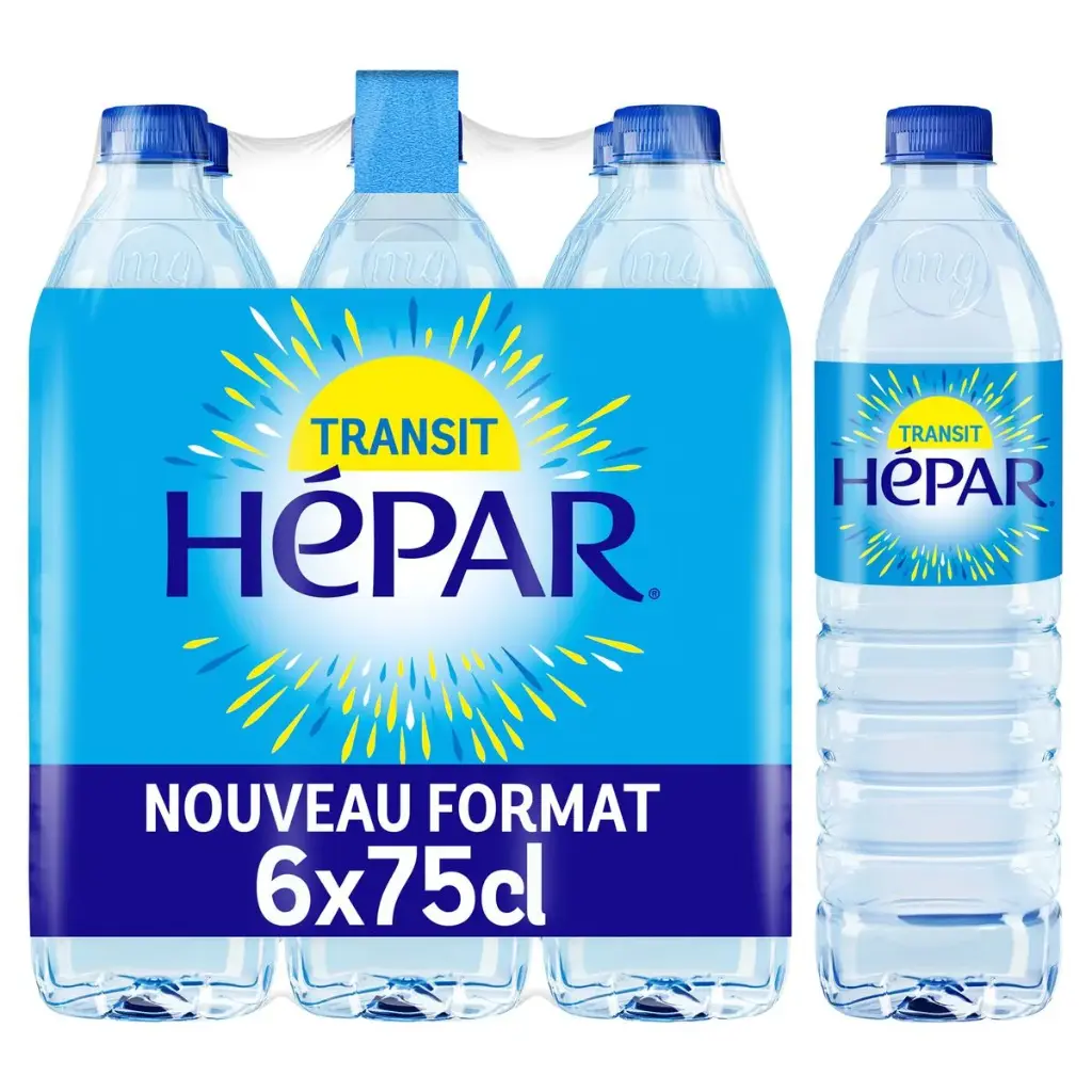 Hepar Eau Plate 6x75 Cl