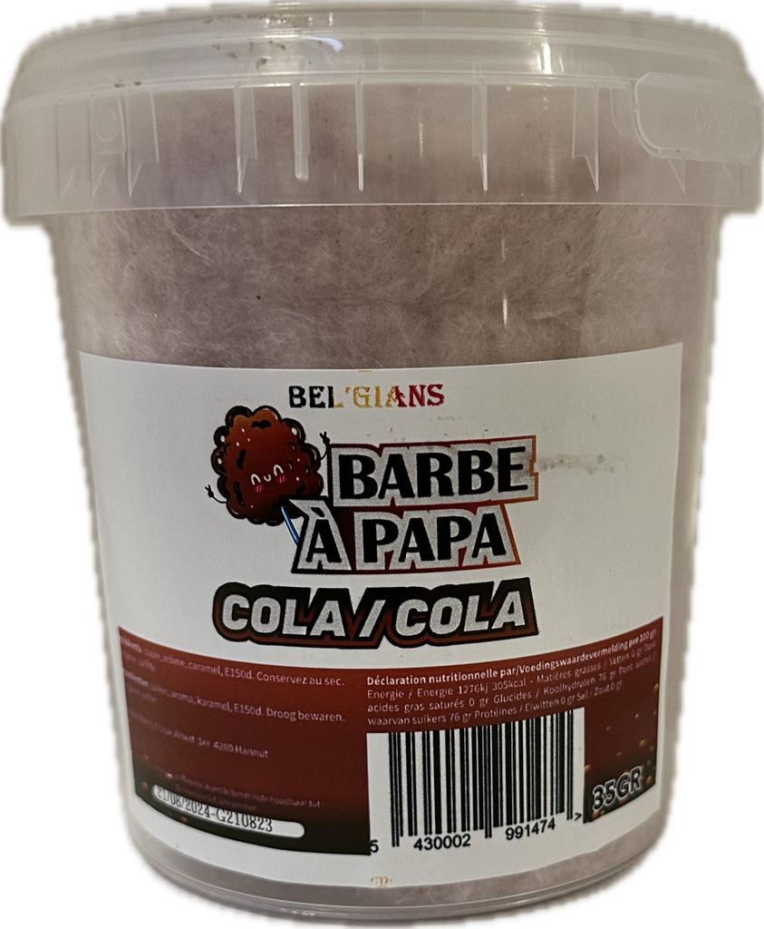 Bel'Gians Barbe à Papa Cola 35 Gr