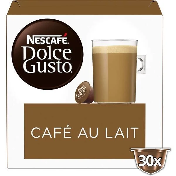 Nescafé Dolce Gusto Café au Lait 30 Capsules 300 Gr