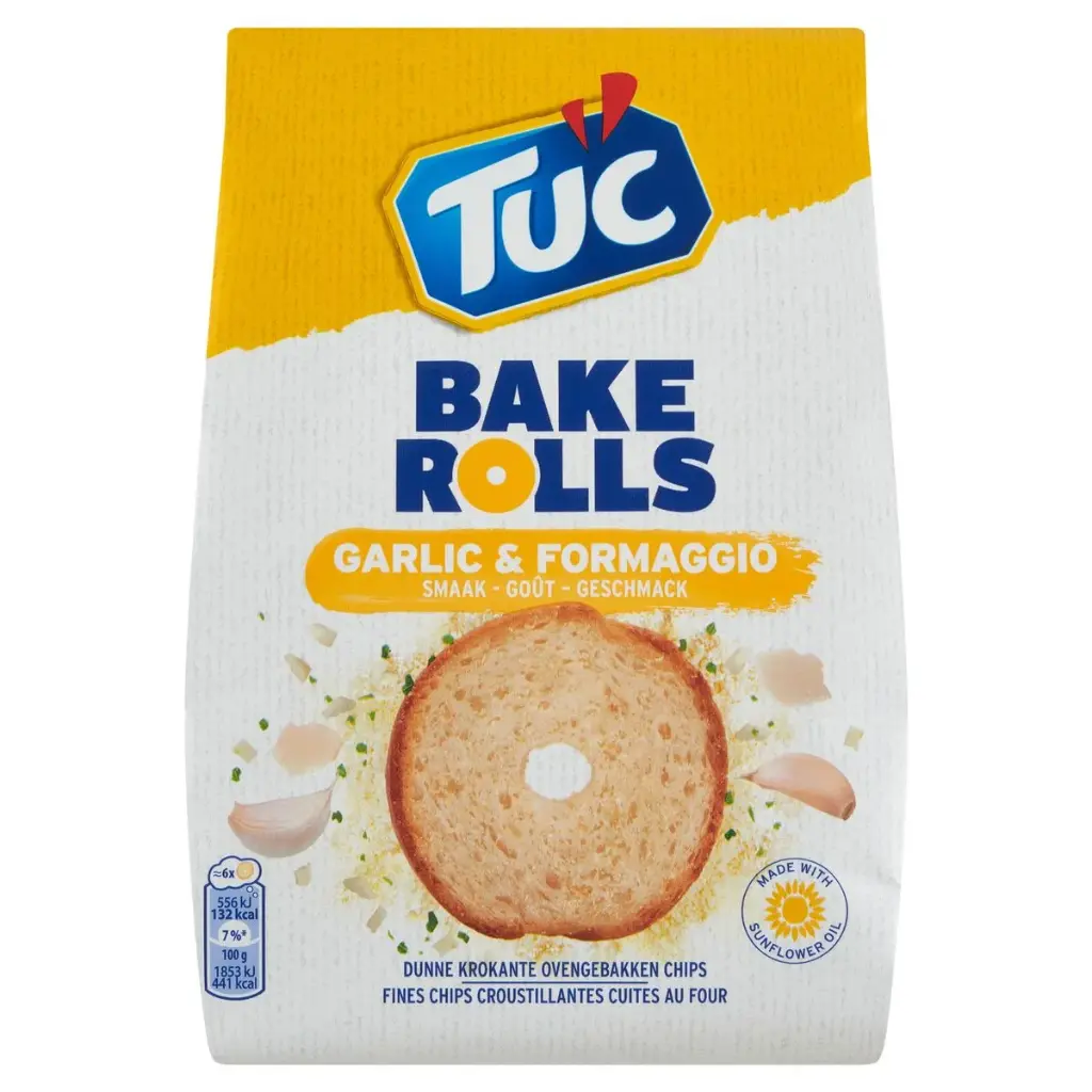 Lu Tuc Bake Rolls Ail & Fromage 150 Gr