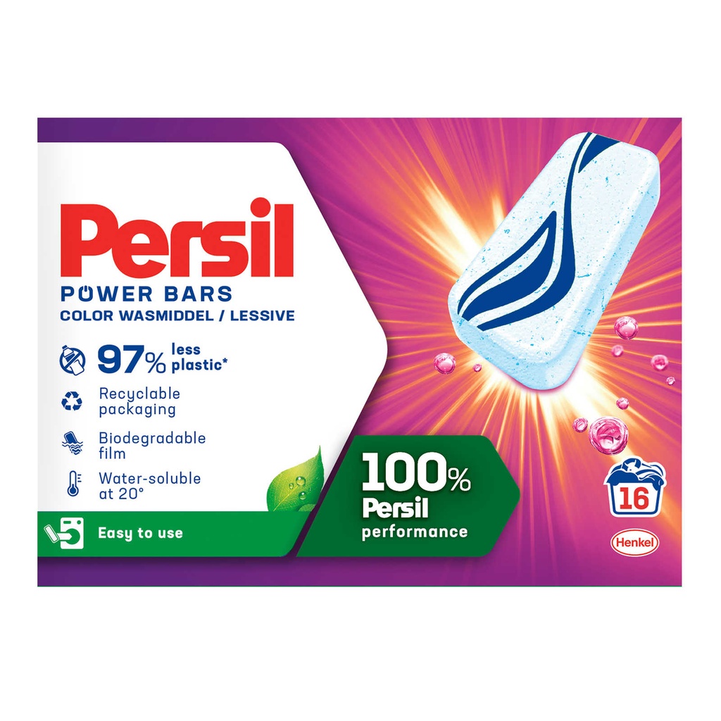 Persil Power Bars Couleurs Lessive 16 Doses