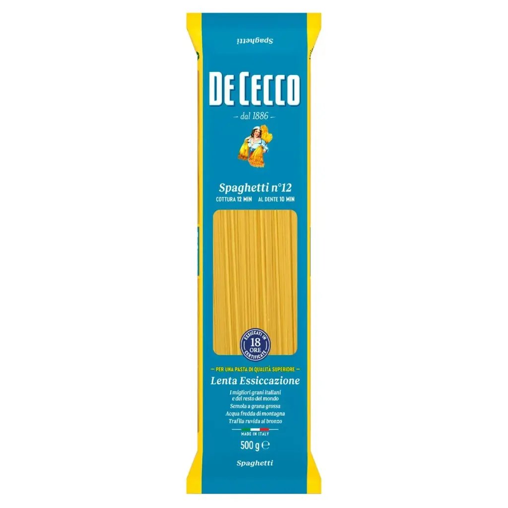 De Cecco N12 Spaghetti Pâtes 500 Gr