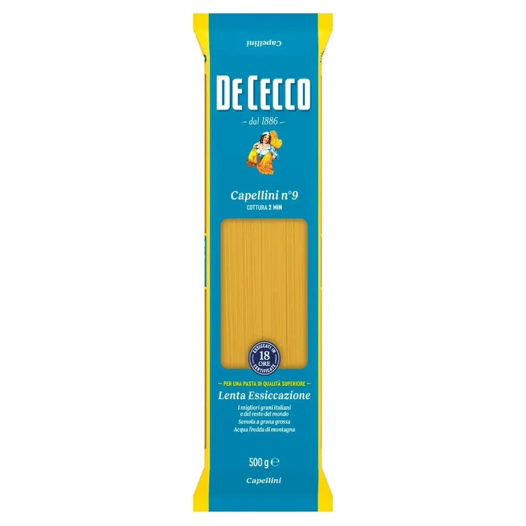 De Cecco N9 Capellini Pâtes 500 Gr