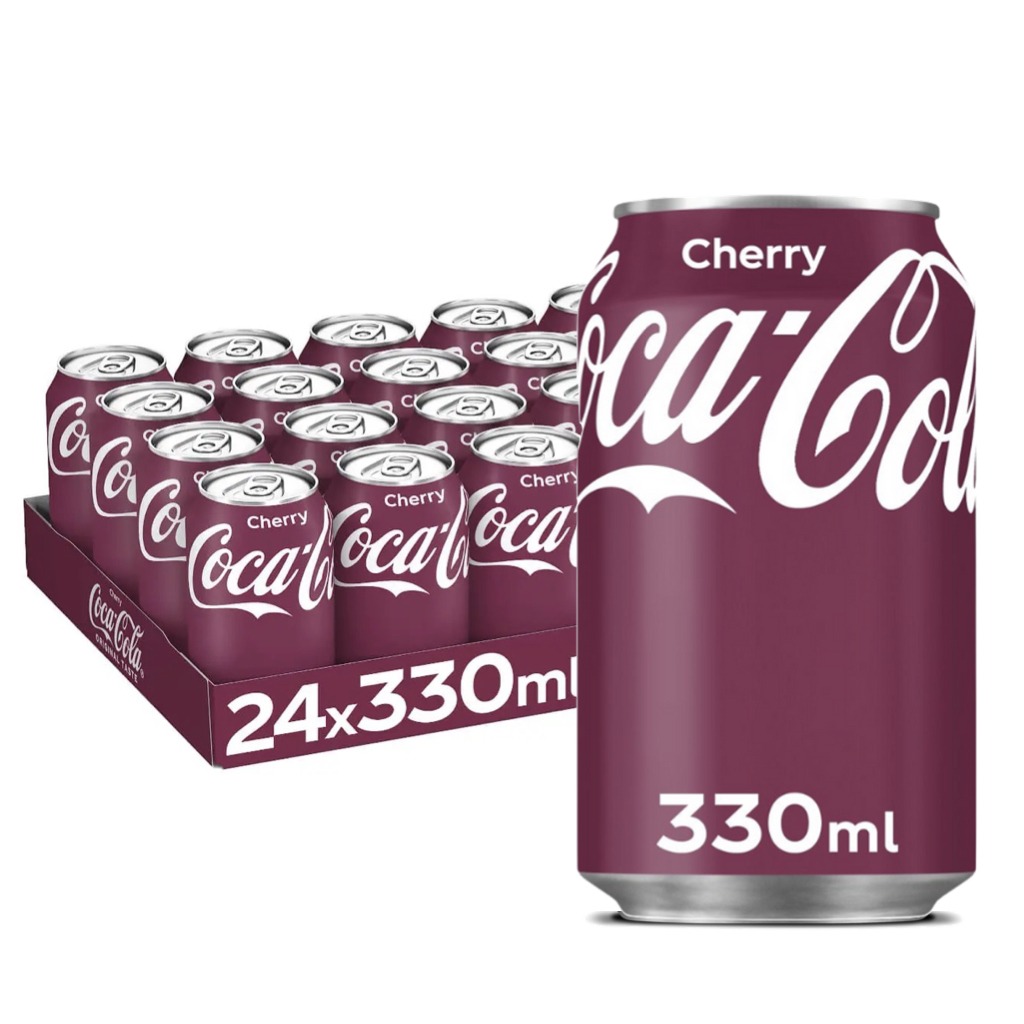 Coca-Cola Cherry -IMPORT- Canette 24x33 Cl