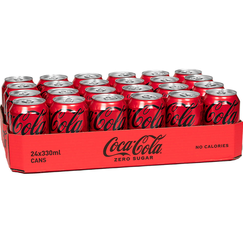 Coca-Cola Zero -IMPORT- Canette 24x33 Cl