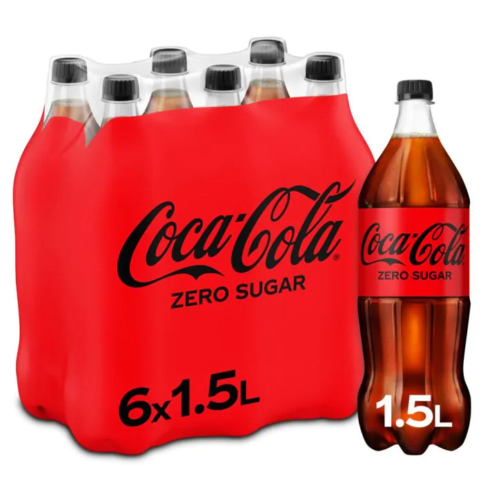 Coca-Cola Zero -IMPORT- Bouteille 6x1,5 L