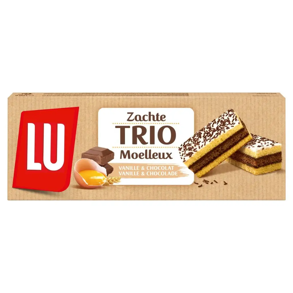 Lu Moelleux Trio Vanille & Chocolat 6x30 Gr