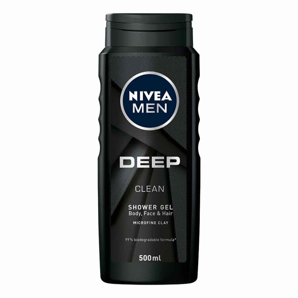 Nivea Men Deep Clean Gel Douche 500 Ml