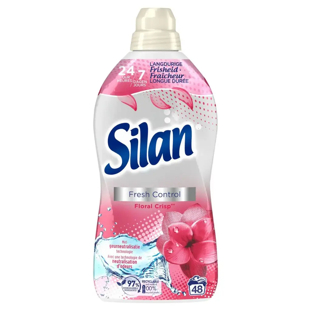 Silan Fresh Control Floral Crisp Adoucissant 48 Doses