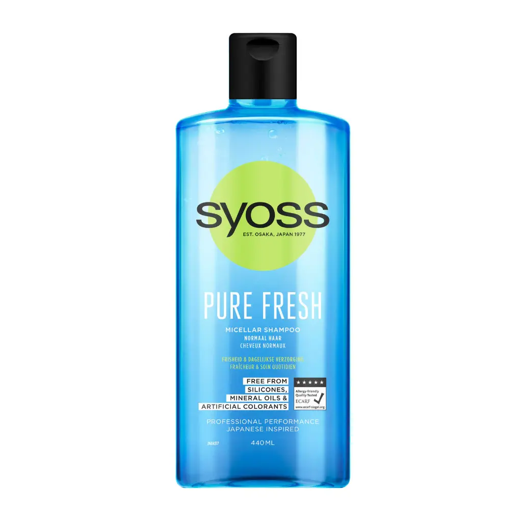 Syoss Pure Fresh Shampoing 440 Ml