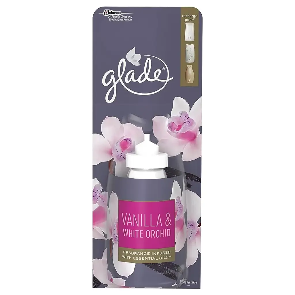 Glade Sense & Spray Vanille & Orchidée Recharge 18 Ml