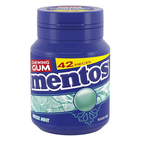 Mentos Breeze Mint Chewing-Gum 42 Pièces