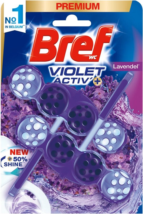 Bref WC Violet Activ Lavande 2 Pièces