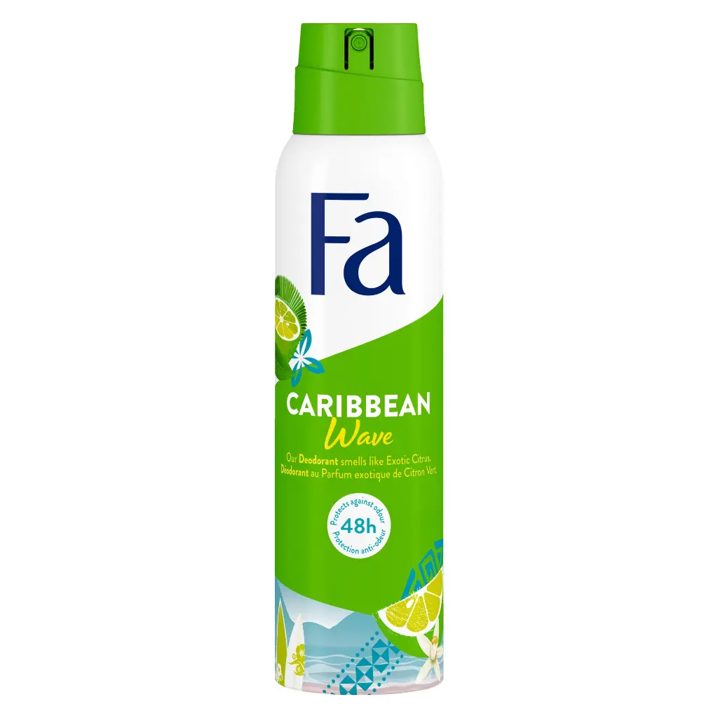 Fa Caribbean Wave Déodorant Spray 150 Ml