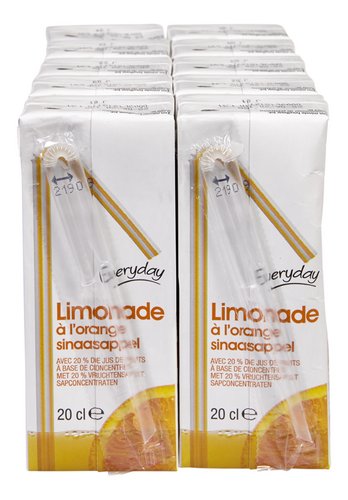 Everyday Limonade Orange Brique 10x20 Cl