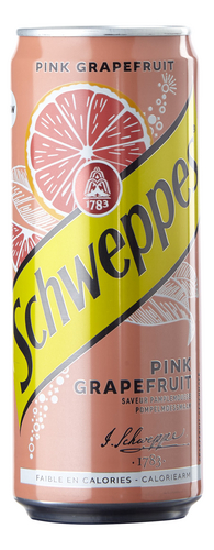 Schweppes Pink Grapefruit Canette 33 Cl