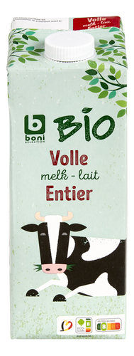 Boni Bio Lait Entier 1 L