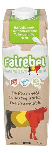 Fairebel Lait Demi-Écrémé 1 L 