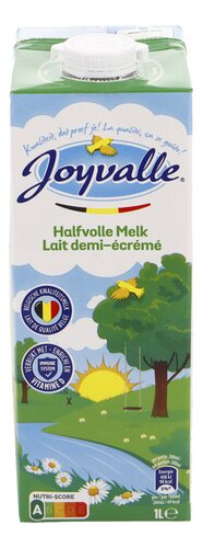 Joyvalle Lait Demi-Écrémé 1 L