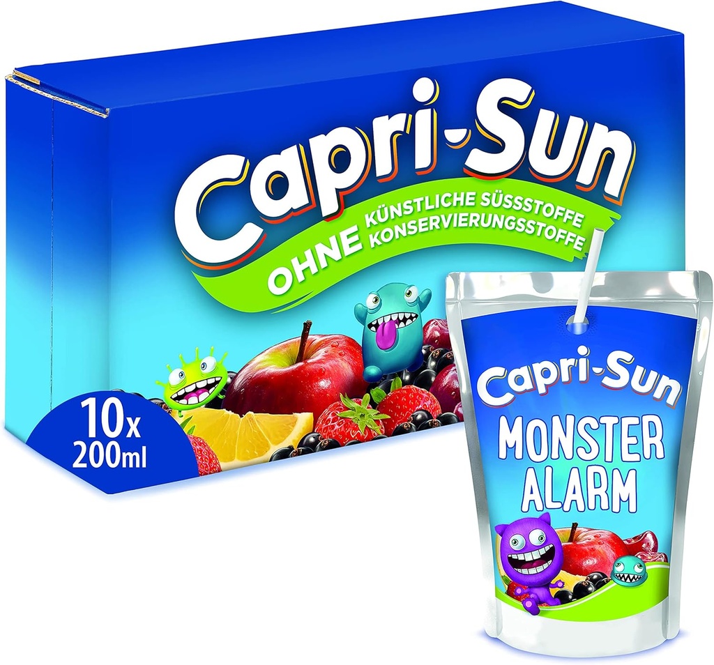 Capri-Sun Monster Alarm Pouch 10x20 Cl