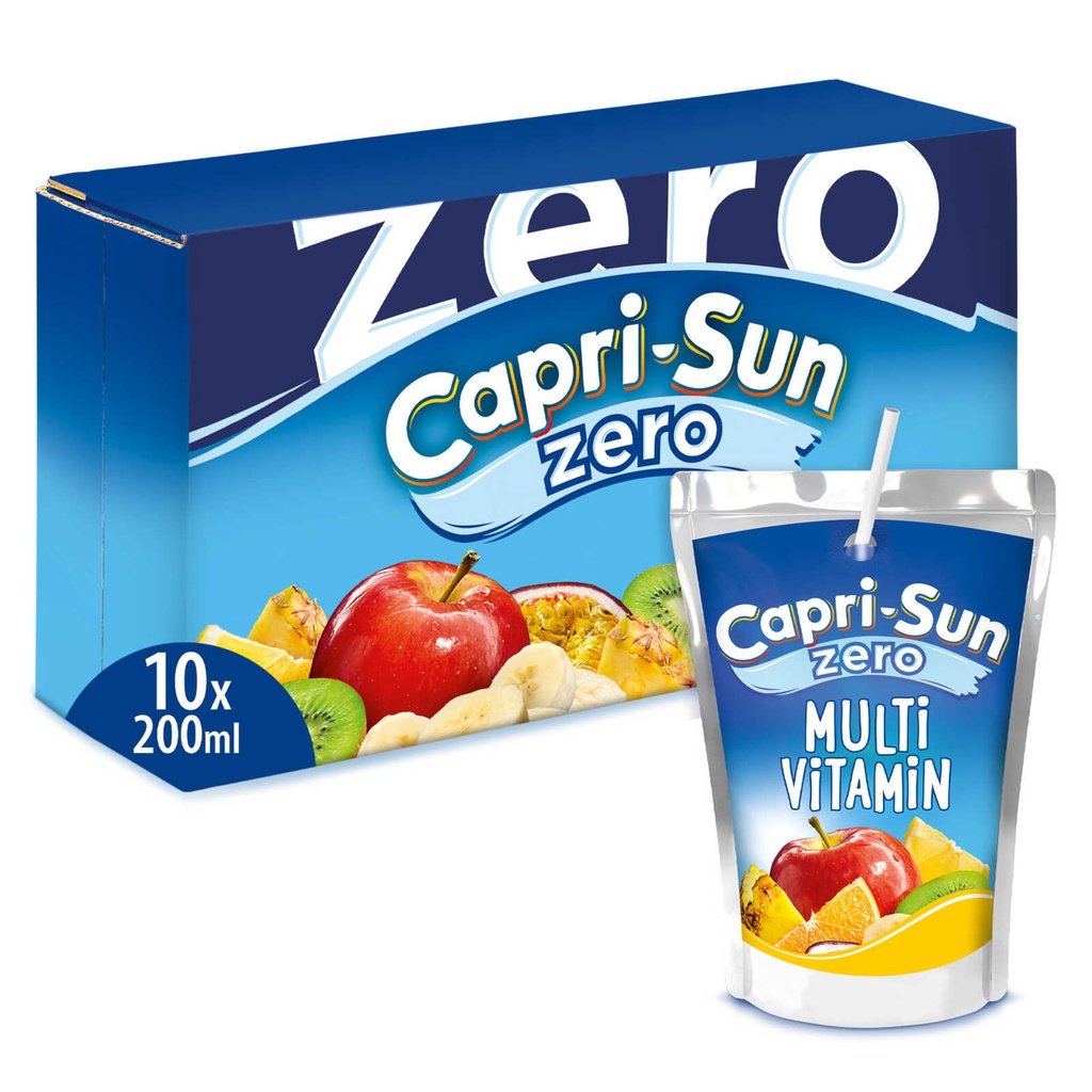 Capri-Sun Zero Multivitamin Pouch 10x20 Cl