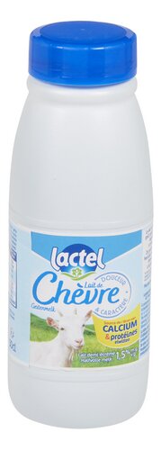 Lactel Lait de Chèvre Demi-Écrémé 50 Cl