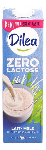 Dilea Zero Lactose Lait Demi-Écrémé 1 L