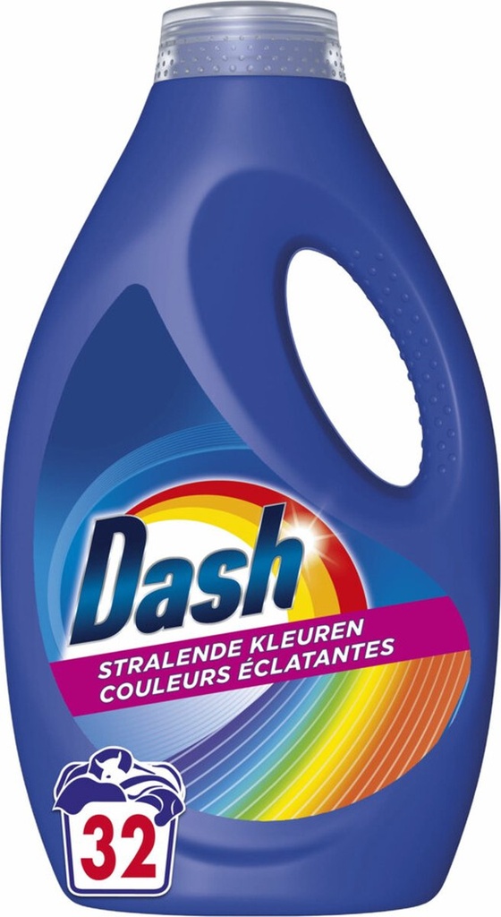 Dash Couleurs Éclatantes Lessive Liquide 32 Doses