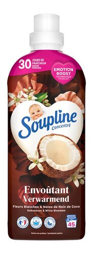 Soupline Coco & Fleurs Blanches Adoucissant 45 Doses