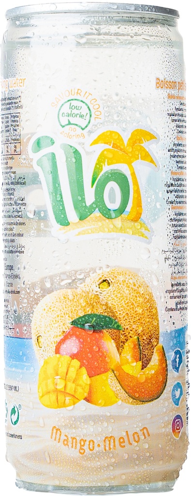 Ilo Drink Mangue Melon Eau Pétillante 33 Cl