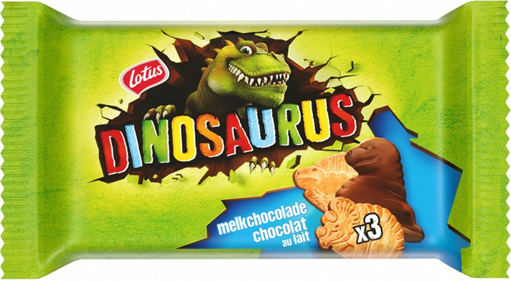 Lotus Dinosaurus Chocolat Au Lait Biscuits 56 Gr