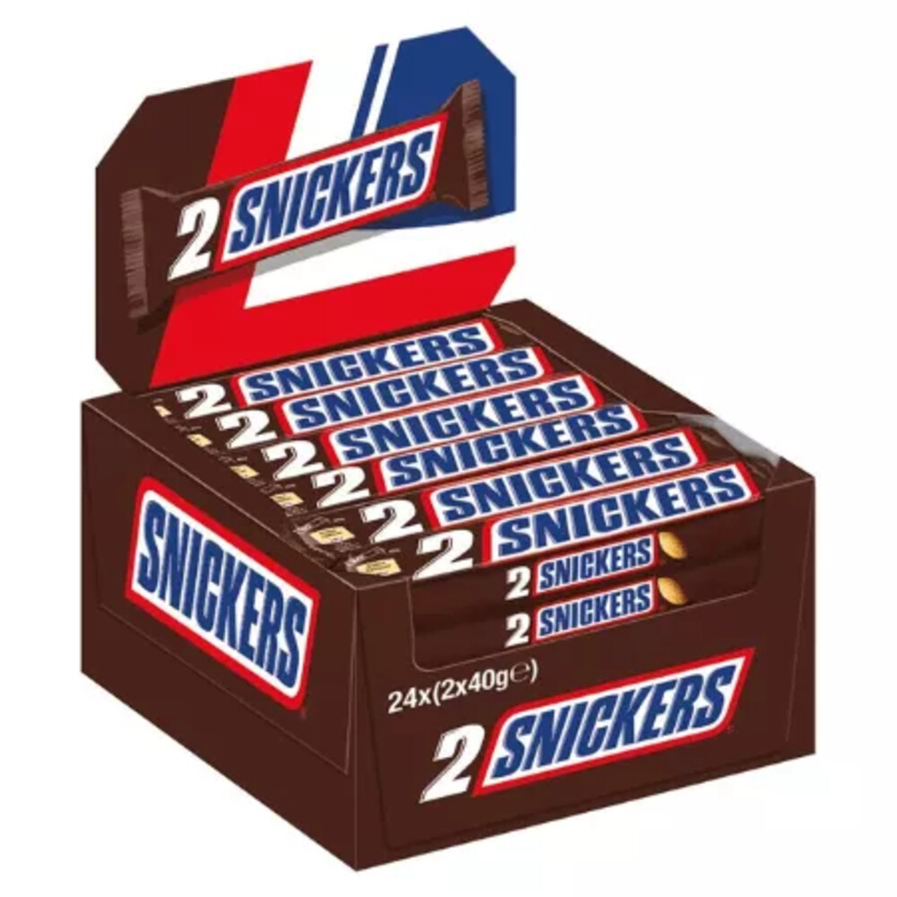 Snickers Barres Chocolatées 24x80 Gr