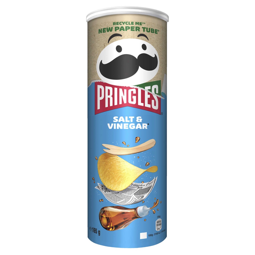 Pringles Sel & Vinaigre Chips 165 Gr