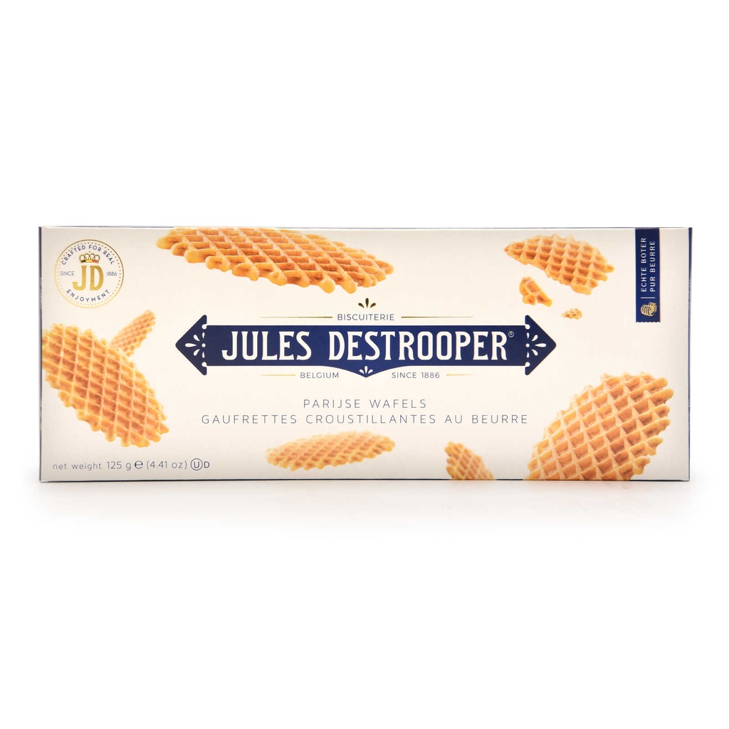 Jules Destrooper Gaufrettes au Beurre 125 Gr