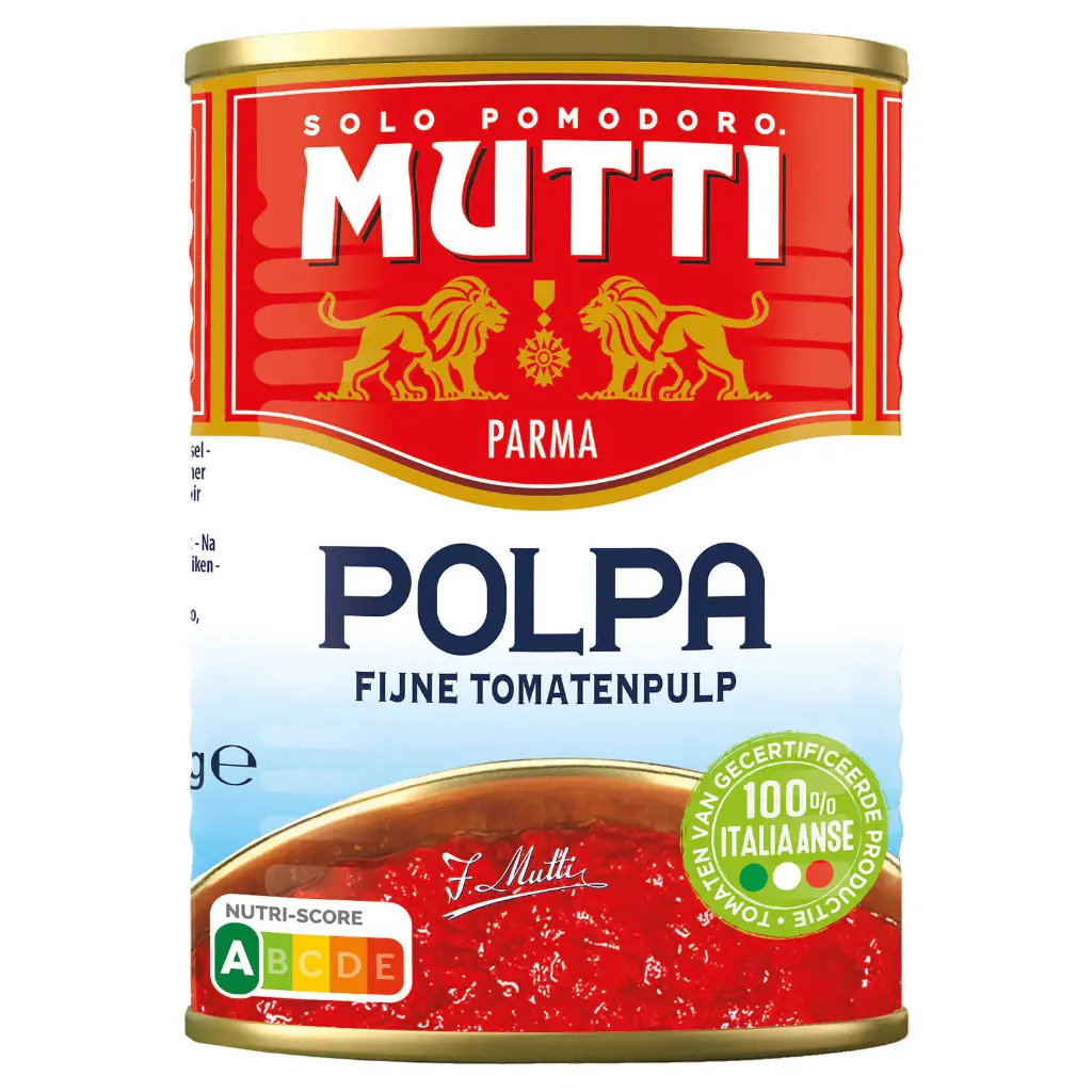 Mutti Polpa Pulpe Fine de Tomates 400 Gr