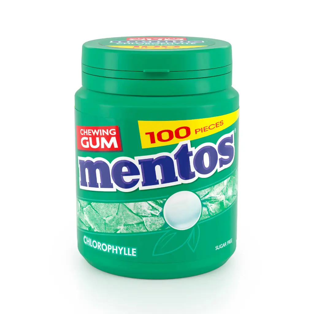 Mentos Chlorophylle Chewing-Gum 100 Pièces