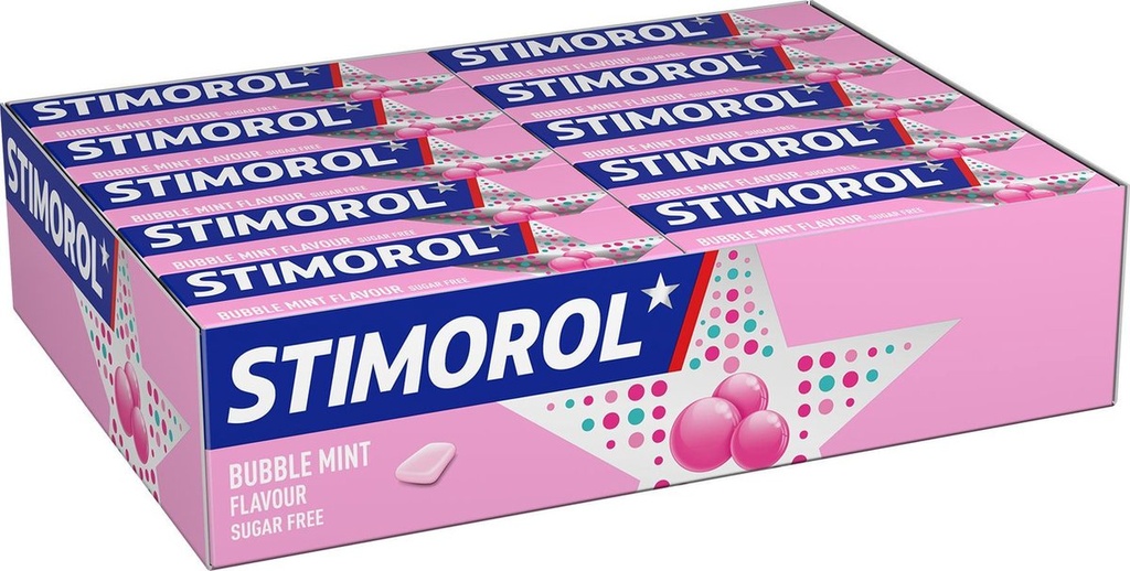 Stimorol Bubble Mint Chewing-gum 30x14 Gr