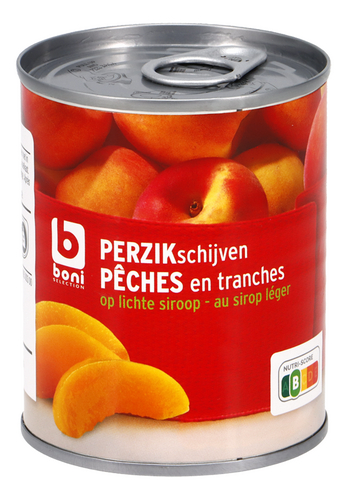 Boni Pêches en Tranches au Sirop Léger 220 Gr