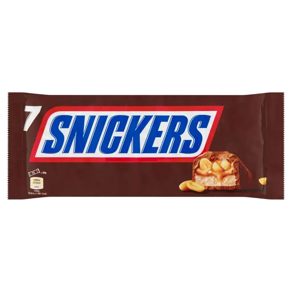 Snickers Barres Chocolatées 7x50 Gr