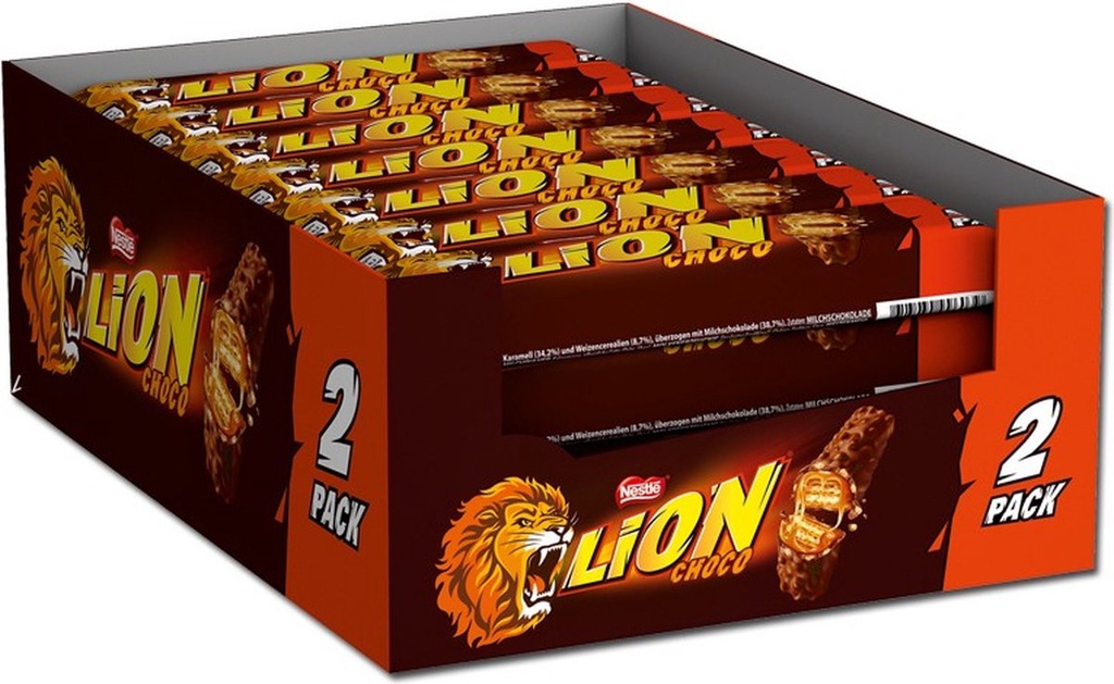 Nestlé Lion King Size Barre Chocolatée 28x60 Gr