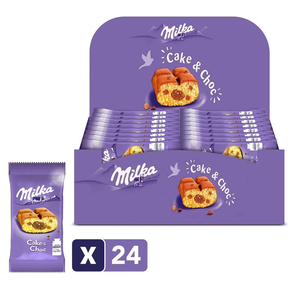 Milka Cake & Choc Gâteaux 24x35 Gr