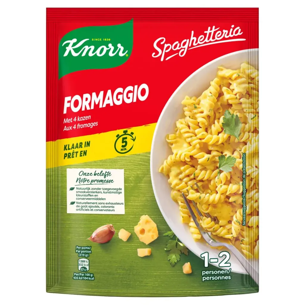 Knorr Spaghetteria 4 Fromages 158 Gr