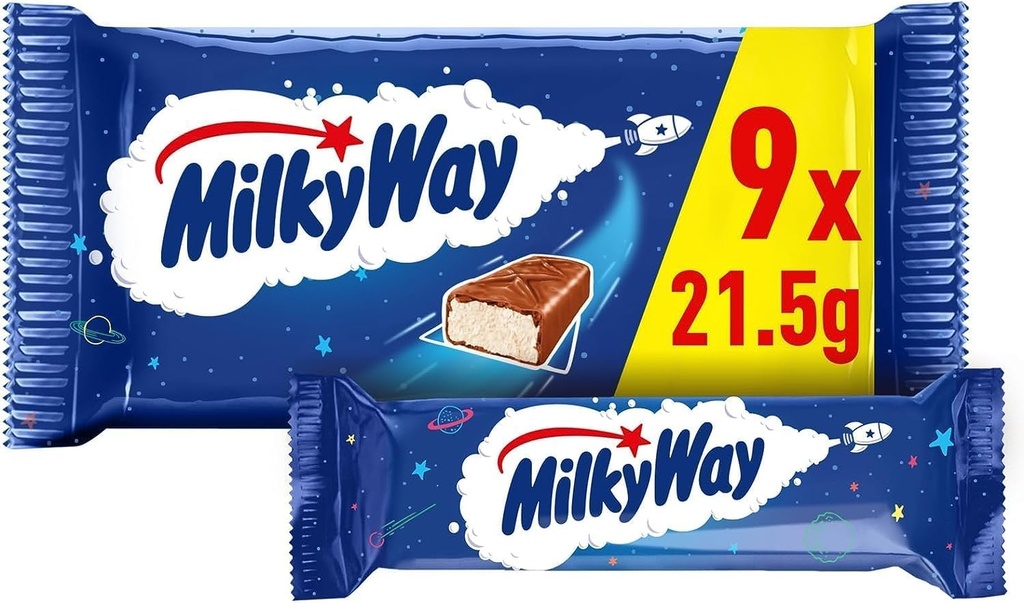 Milky Way Barres Chocolatées 9x21,5 Gr