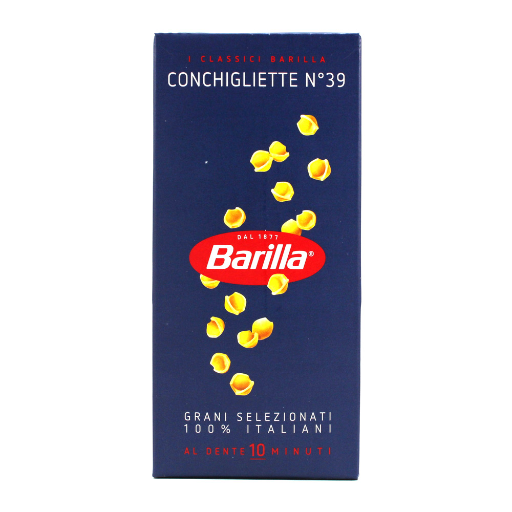 Barilla N39 Conchigliette Pâtes 500 Gr