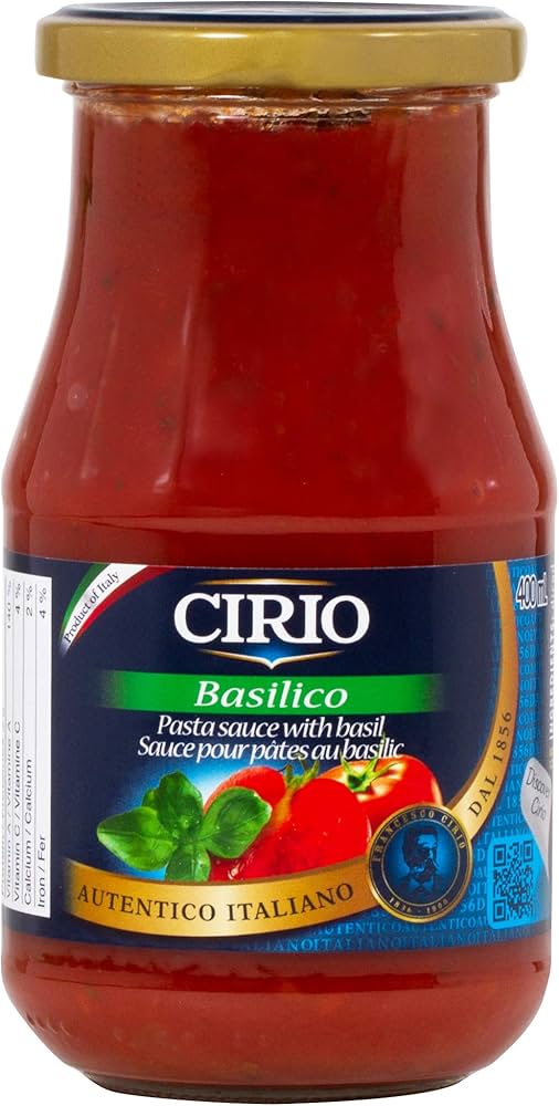 Cirio Basilico Sauce pour Pâtes 420 Gr