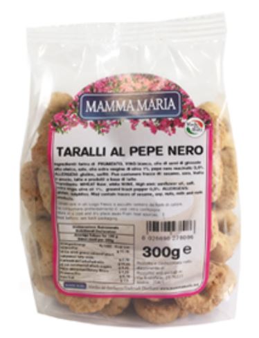 Mamma Maria Taralli Poivre Noir 300 Gr